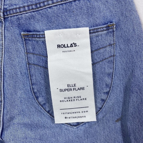 NWT Rolla’s Elle super flare jeans in Amy Organic, 28 - Picture 9 of 12